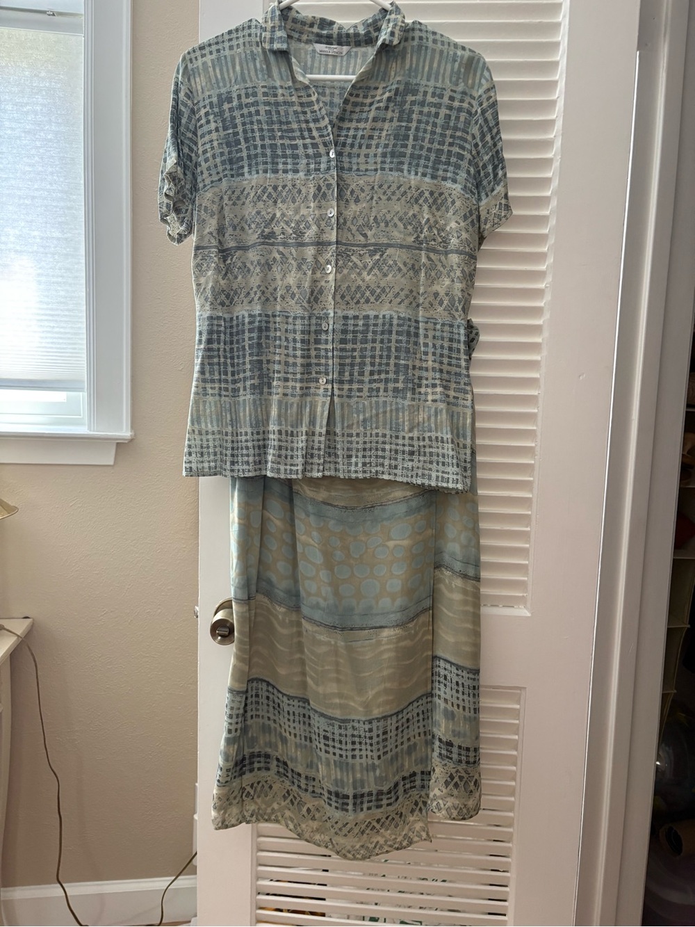 Vintage Marks & Spencer Set wrap skirt and blouse